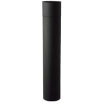 Amazon | HONMA シングル煙突 (ハゼ折り) 直筒 黒耐熱 φ120mm